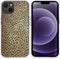 iMoshion Hoesje Geschikt voor iPhone 13 Hoesje Siliconen - iMoshion Design hoesje - Goud / Transparant / Allover de luxe