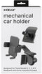 Celly Mount Plus - Smartphonehouder Tesla - 360° draaibaar - Zwart