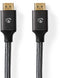Nedis CVTB34000GY100 - High Speed HDMI met ethernet - 4K@60Hz - Grijs