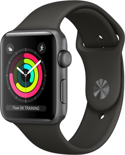 Apple Watch Series 3 - Smartwatch - GPS en hoogtemeter - Grijs (Grijs)
