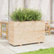 vidaXL - Plantenbak - 110x40x72 - cm - massief - grenenhout