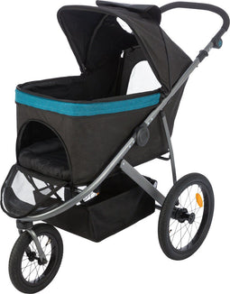 Trixie - Hondenbuggy - Zwart/Petrol - tot 20 kg