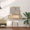 vidaXL - Wandkast - Make-up - Tafel - van - Sonoma - Eiken - 83x40x70 - cm