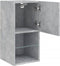 vidaXL - Tv-meubelen - 2 - st - met - LED-verlichting - 30,5x30x60 - cm - betongrijs