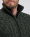 Life Line Morgan 2 Morgan Knit Full Zip Heren Groen Maat Xl