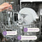 YOKUU Dishwasher tablets - 45 pieces - All in one Dishwasher tablets and Rinse Aid for Dishwasher -