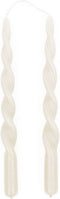 Rivièra Maison Twisted Dinner Candle white 2 pcs set van 3