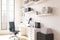 Feel Home - Hoge design bureaustoel - Echt leer - Donkergrijs
