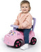 Smoby - 2 in 1 autokinderwagen - Minnie - Doos onder het zadel + claxon - Vanaf 10 maanden - Made in France
