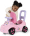 Smoby - 2 in 1 autokinderwagen - Minnie - Doos onder het zadel + claxon - Vanaf 10 maanden - Made in France