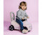 Smoby - 2 in 1 kinderdrager - Auto Pink - Doos onder het zadel + claxon - Vanaf 10 maanden - Made in France