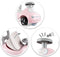 Smoby - 2 in 1 kinderdrager - Auto Pink - Doos onder het zadel + claxon - Vanaf 10 maanden - Made in France