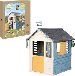 Smoby - 4 Seasons Playhouse - 4 Seizoenen huis - Windmeter - Regenmeter - Speelhuis