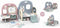 Smoby - Baby Care - Baby verzorgingscentrum - kinderopvang voor poppen met 5 verschillende ruimtes: ingang, speeltuin, toilet, dutje, maaltijd/creatief.