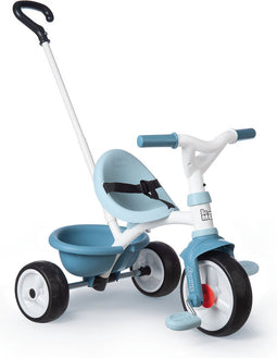 Smoby Be Move Blauw - Driewieler met duwstang
