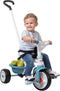 Smoby Be Move Blauw - Driewieler met duwstang