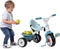 Smoby Be Move Blauw - Driewieler met duwstang