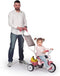 Smoby Be Move Confort Roze - Driewieler met duwstang