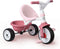 Smoby Be Move Roze - Driewieler met duwstang