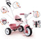 Smoby Be Move Roze - Driewieler met duwstang