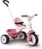 Smoby Be Move Roze - Driewieler met duwstang