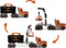 Smoby - Black & Decker - Bricolo Truck - Kraan - Gereedschapskoffer - Vrachtwagen