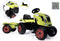 Smoby - Claas Farmer Xl Traktor + Aanhangwagen - Traptractor