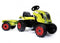 Smoby - Claas Farmer Xl Traktor + Aanhangwagen - Traptractor