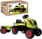 Smoby - Claas Farmer Xl Traktor + Aanhangwagen - Traptractor