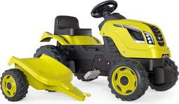 Smoby - Farmer Xl Green Tractor - Aanhangwagen - Traptractor - Vanaf 3 jaar