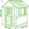 Smoby Nature Speelhuis - 98 x 110 x 127 cm - Vanaf 2 jaar