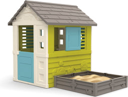 Smoby - Outdoor collectie - Square Speelhuis met Zandbak - Speelhuis accessoire - capaciteit 100kg - vanaf 2 jaar
