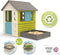 Smoby - Outdoor collectie - Square Speelhuis met Zandbak - Speelhuis accessoire - capaciteit 100kg - vanaf 2 jaar