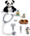 Smoby - Zoo Veterinarian Trolley - Panda Plush - Veel accessoires inbegrepen - 2 in 1 product: Transportkooi - Productie