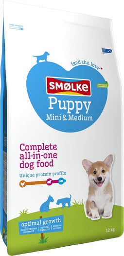 Smølke Puppy mini & Medium 12kg