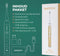 Smoovv Sense Elektrische Tandenborstel - Sonische Tandenborstel - 3 Poetsstanden - 5 intensiteiten - 4 x 30 sec. timer - 30 dagen batterij - Luxe design - USB-oplaadstation - IPX7 waterdicht - Inclusief opzetborstel - Wit en Goud