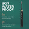 Smoovv Sense Elektrische Tandenborstel - Sonische Tandenborstel - 3 Poetsstanden - 5 intensiteiten - 4 x 30 sec. timer - 30 dagen batterij - Luxe design - USB-oplaadstation - IPX7 waterdicht - Inclusief opzetborstel - Zwart