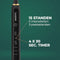 Smoovv Sense Elektrische Tandenborstel - Sonische Tandenborstel - 3 Poetsstanden - 5 intensiteiten - 4 x 30 sec. timer - 30 dagen batterij - Luxe design - USB-oplaadstation - IPX7 waterdicht - Inclusief opzetborstel - Zwart
