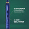 Smoovv Sense Elektrische Tandenborstel - Sonische Tandenborstel - 3 Poetsstanden - 5 intensiteiten - 4 x 30 sec. timer - 30 dagen batterij - Luxe design - USB-oplaadstation - IPX7 waterdicht - Inclusief opzetborstel - Blauw