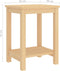 vidaXL - Nachtkastje - 35x30x47 - cm - massief - grenenhout - naturel