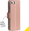 Accezz Hoesje Geschikt voor iPhone 6 / 6s / 7 / 8 / SE (2020) / SE (2022) Hoesje Met Pasjeshouder - Accezz Wallet Softcase Bookcase - Roze