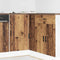 vidaXL - Keuken - onderkast - Porto - bewerkt - hout - oud - houtkleurig
