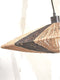 GOOD&MOJO Vloerlamp Iguazu - Bamboe/Jute Naturel/Zwart - 78x55x176cm - - Staande lampen voor Woonkamer - Slaapkamer