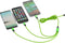 Smrter USB-laadkabel USB 2.0 Apple Lightning stekker, USB-A stekker, USB-C stekker, USB-micro-B stekker 1.20 m Groen Me