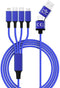 Smrter USB-laadkabel USB-A stekker, USB-C stekker, USB-C stekker, Apple Lightning stekker, USB-micro-B stekker 1.20 m N