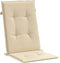 vidaXL - Tuinstoelkussens - 2 - st - hoge - rug - 120x50x3 - cm - stof - beige