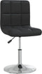 vidaXL - Eetkamerstoelen - 4 - st - kunstleer - zwart