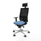 Bureaustoel met hoofdsteun Piqueras y Crespo 1D086G1 Hemelsblauw