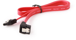Gembird CC-SATAM-DATA90 - SATA datakabel - 90° haakse connector - Rood Zwart
