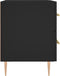 vidaXL - Nachtkastjes - 2 - st - 40x35x47,5 - cm - bewerkt - hout - zwart